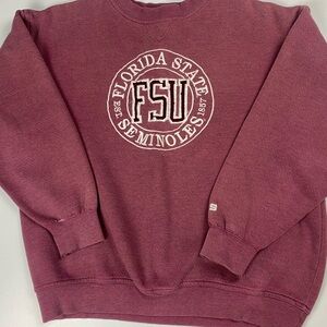 FSU Seminoles Maroon Crew Neck Sweater